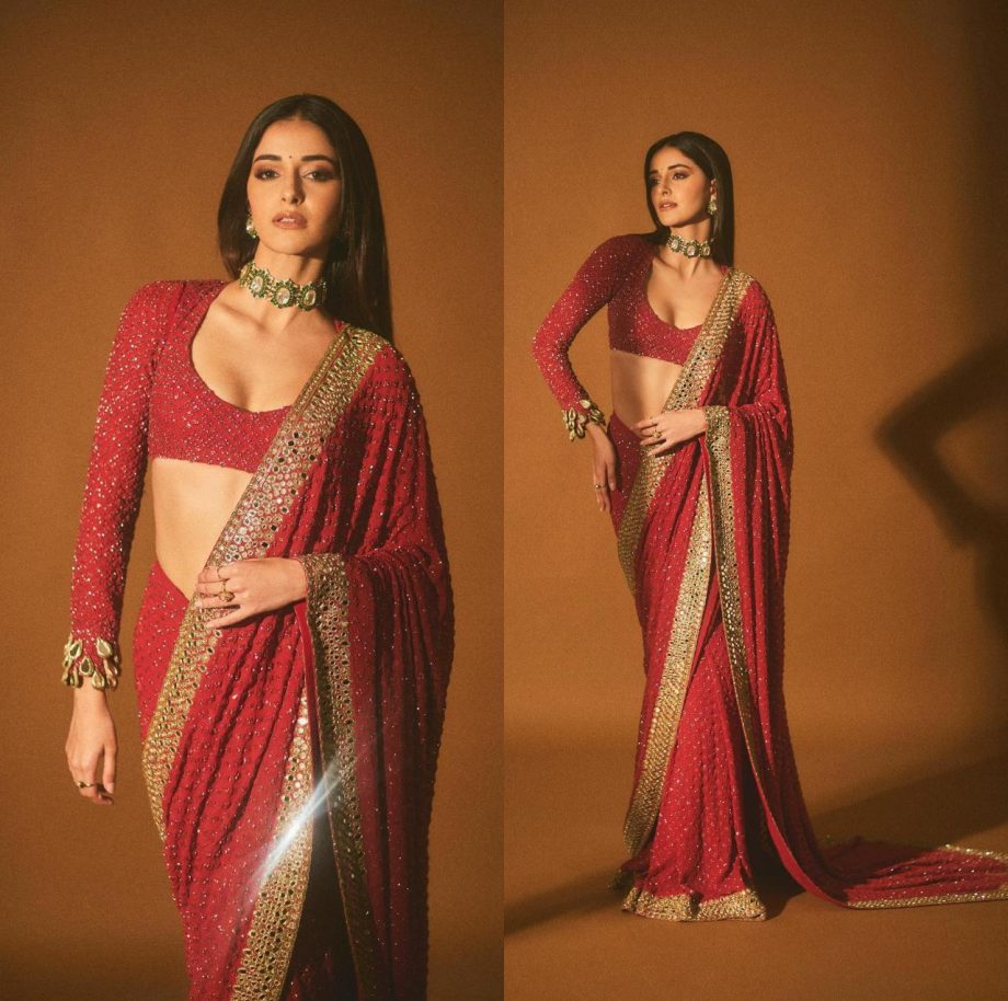 5 Beautiful Blouse Designs Inspired by Ananya Pandey For Wedding Functions 911582
