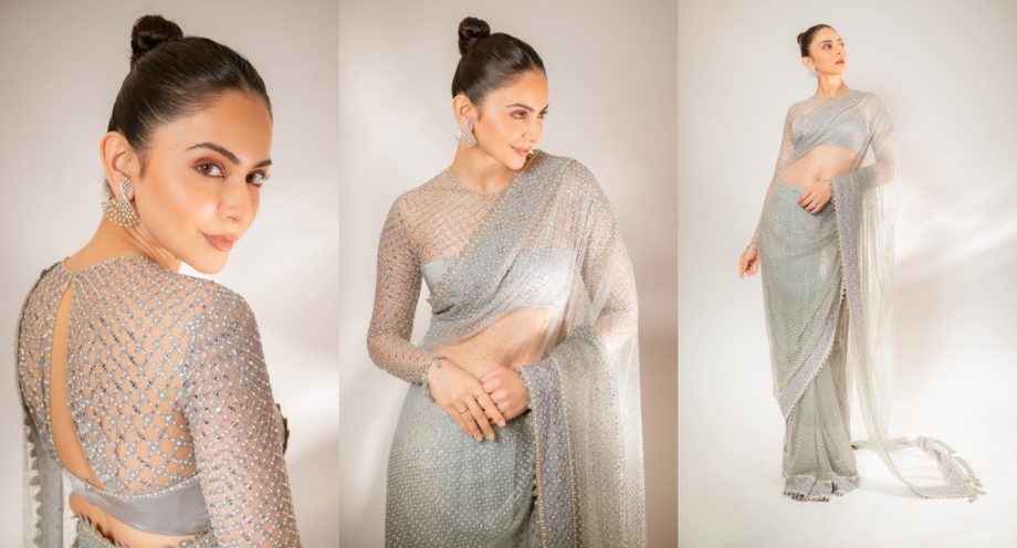 5 Bold And Beautiful Blouse Designs Inspired By Rakul Preet Singh For Stylish Sarees Look 912826