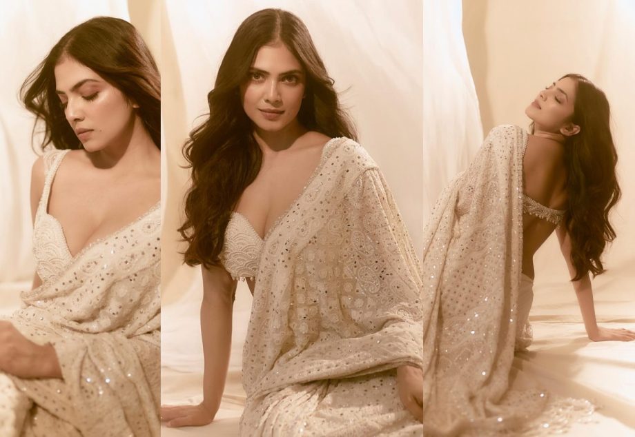 5 Bold Blouse Designs Inspired By South Actress Malavika Mohanan To Pair With Designer Sarees 912586