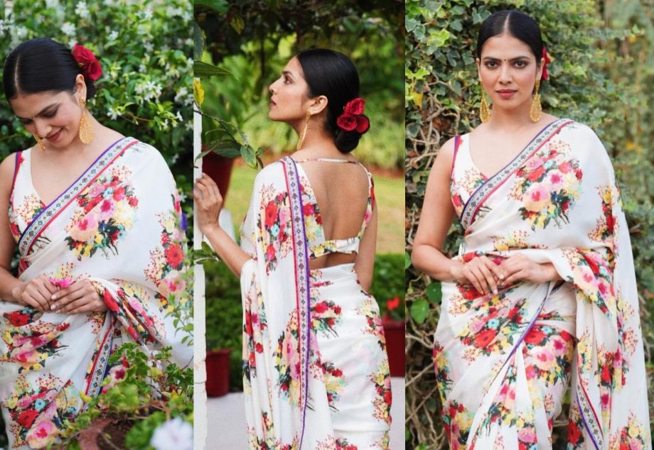 5 Bold Blouse Designs Inspired By South Actress Malavika Mohanan To Pair With Designer Sarees 912587