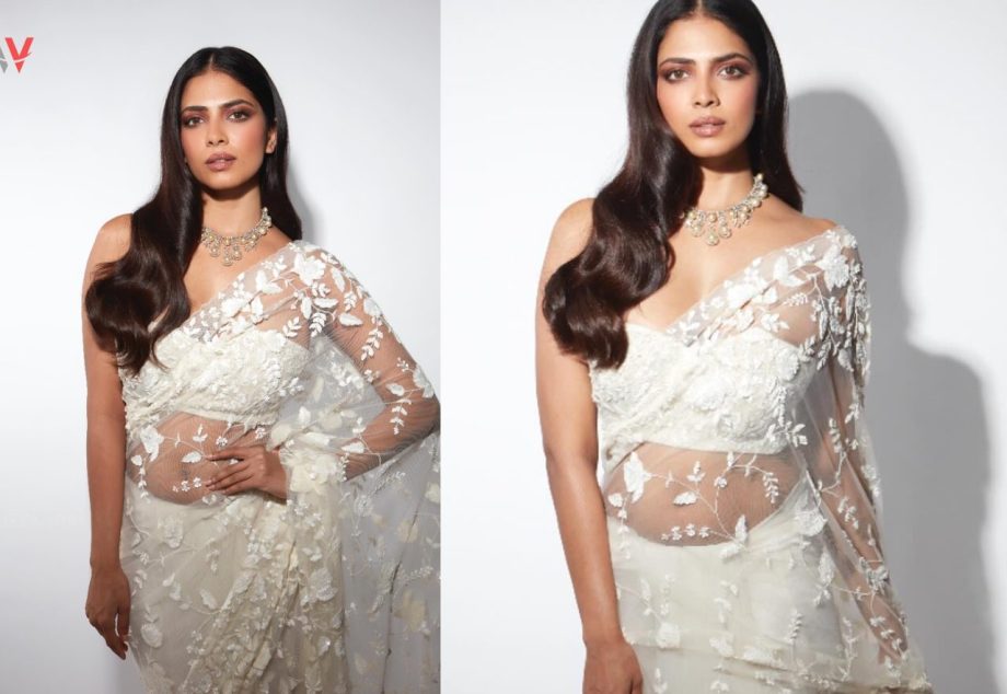 5 Bold Blouse Designs Inspired By South Actress Malavika Mohanan To Pair With Designer Sarees 912588