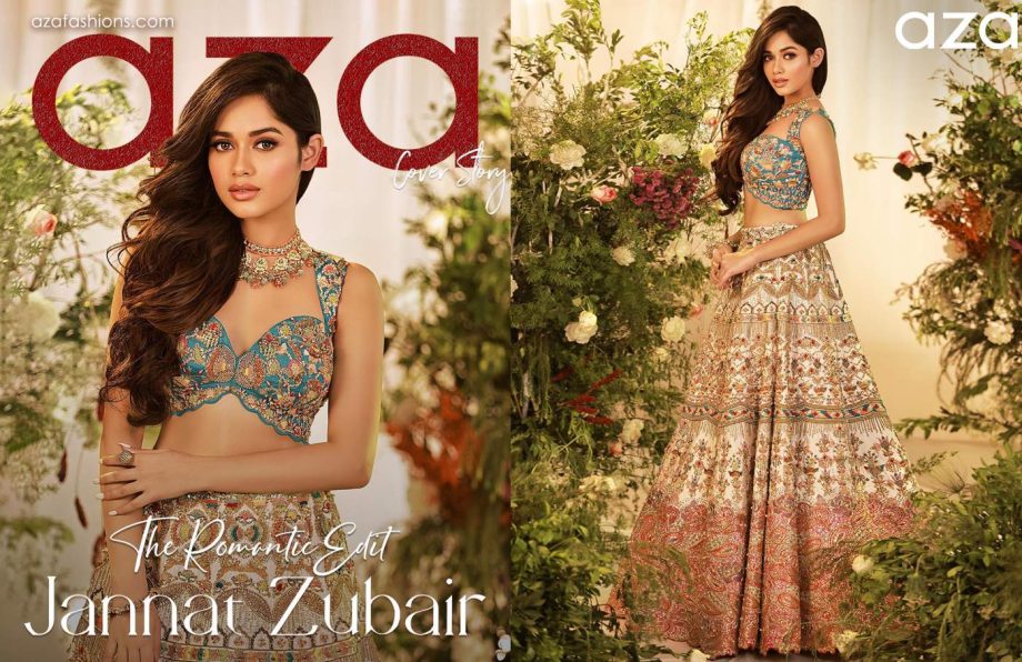 5 Bold Designer Blouses Inspired By Jannat Zubair To Pair With Lehenga 913137