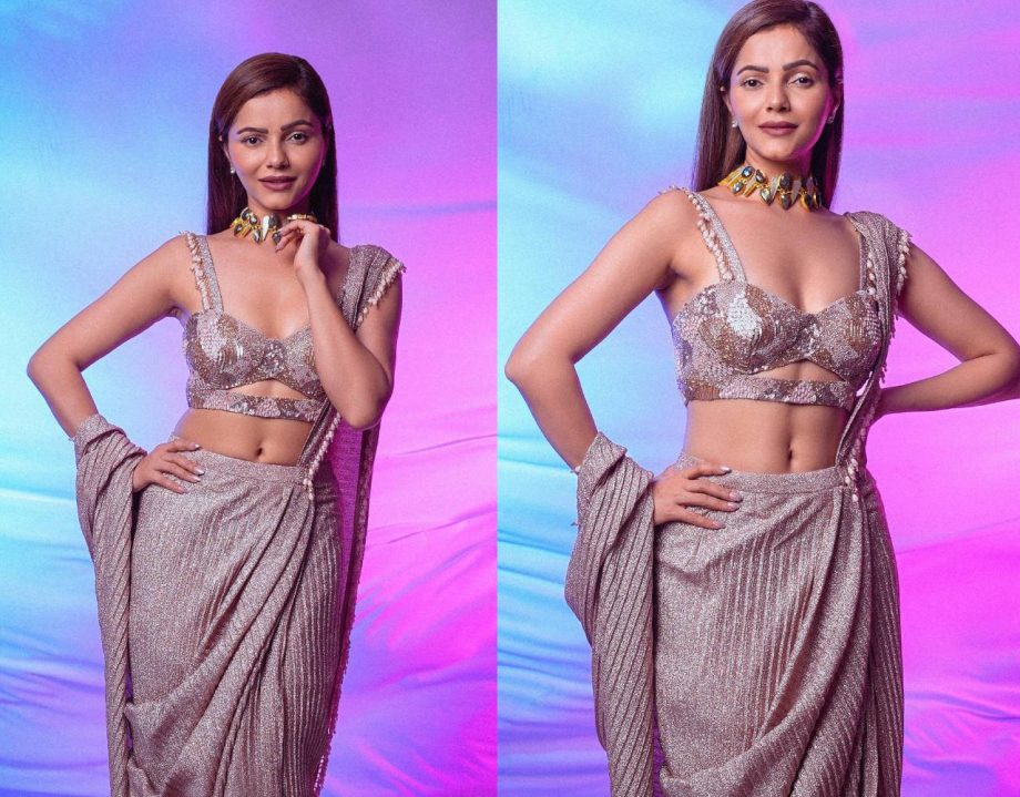 5 Bold Saree Blouse Designs Inspired By Rubina Dilaik For Every Occasion 912137