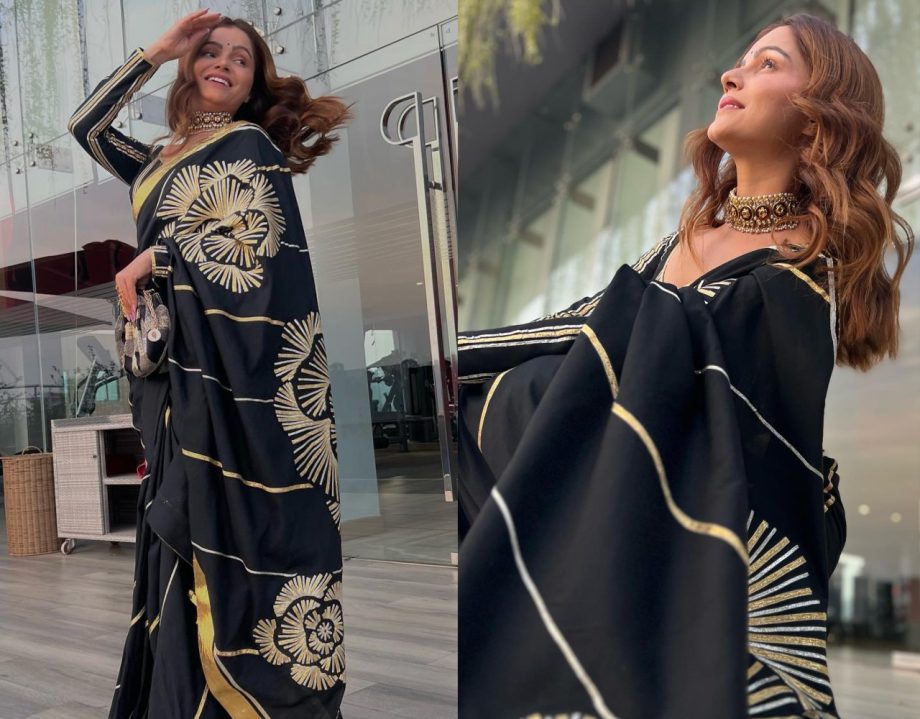 5 Bold Saree Blouse Designs Inspired By Rubina Dilaik For Every Occasion 912141