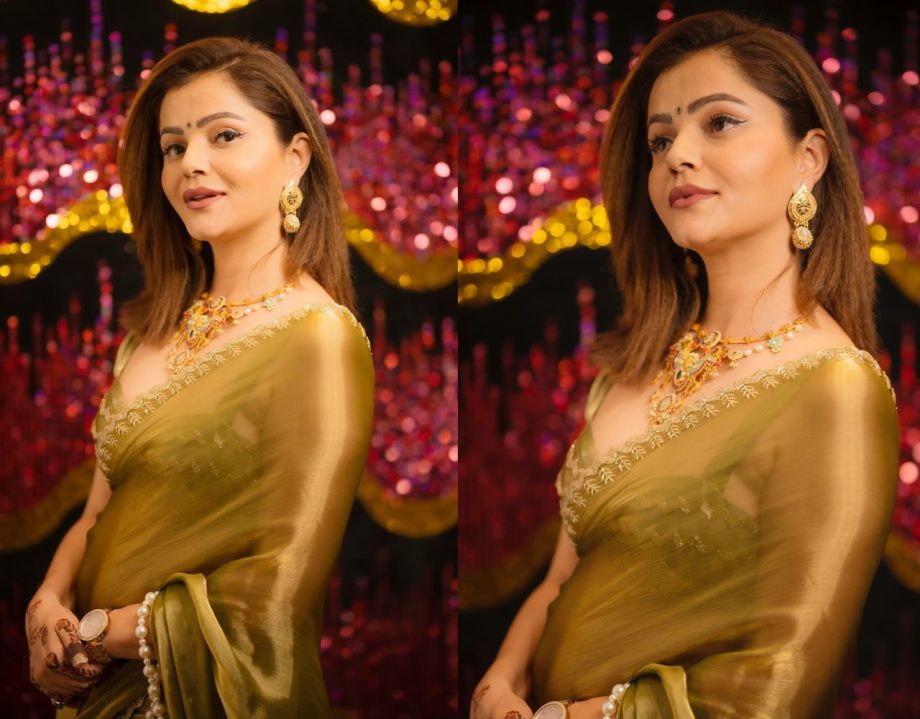 5 Bold Saree Blouse Designs Inspired By Rubina Dilaik For Every Occasion 912134