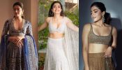 5 Classy Blouse Designs Inspired by Rashmika Mandanna To Pair With Lehengas