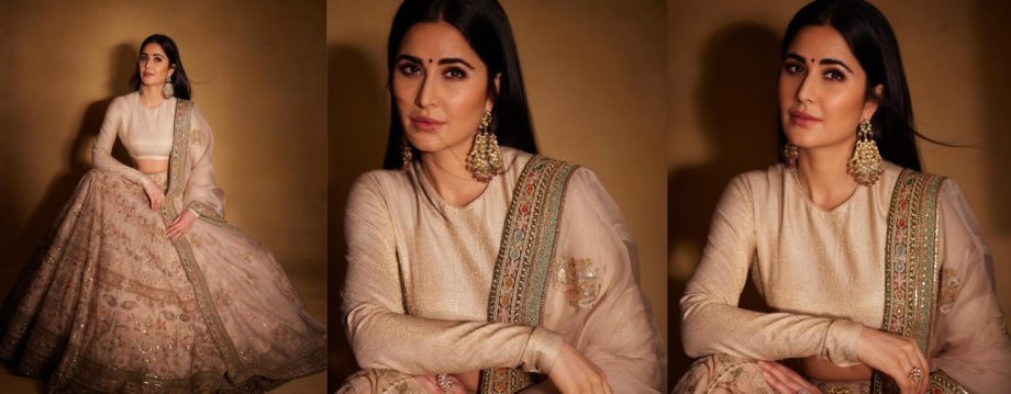 5 Katrina Kaif's Go-to Aesthetic Lehenga Blouse Design To Rock Desi Look 912108