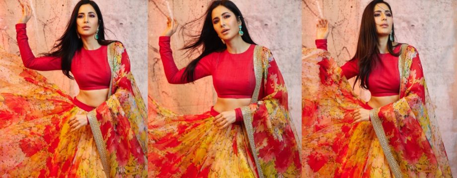 5 Katrina Kaif's Go-to Aesthetic Lehenga Blouse Design To Rock Desi Look 912112