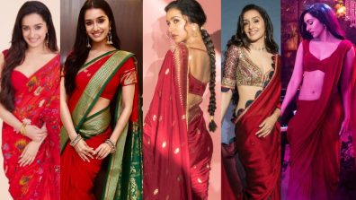 5 Simple Red Sarees Inspired by Bollywood Diva Shraddha Kapoor for Newlywed Brides