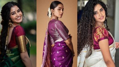 5 Stylish Blouse Designs Inspired By Anupama Parameswaran For The Perfect Special Occasions