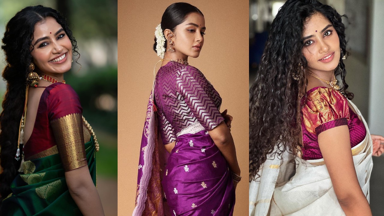 5 Stylish Blouse Designs Inspired By Anupama Parameswaran For The Perfect Special Occasions 911861