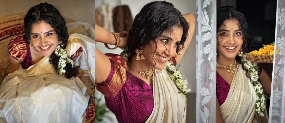 5 Stylish Blouse Designs Inspired By Anupama Parameswaran For The Perfect Special Occasions 911851