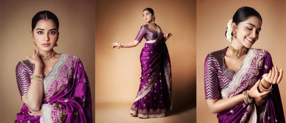 5 Stylish Blouse Designs Inspired By Anupama Parameswaran For The Perfect Special Occasions 911853