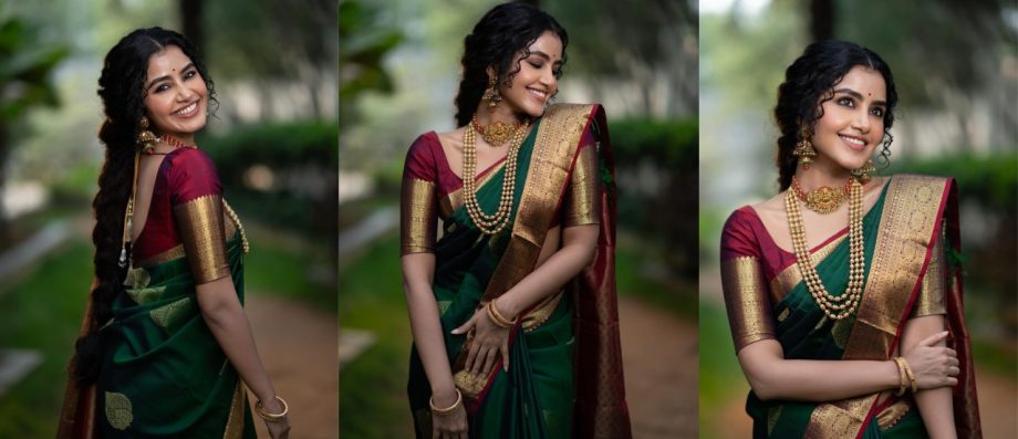 5 Stylish Blouse Designs Inspired By Anupama Parameswaran For The Perfect Special Occasions 911854