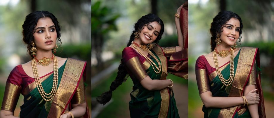 5 Stylish Blouse Designs Inspired By Anupama Parameswaran For The Perfect Special Occasions 911856