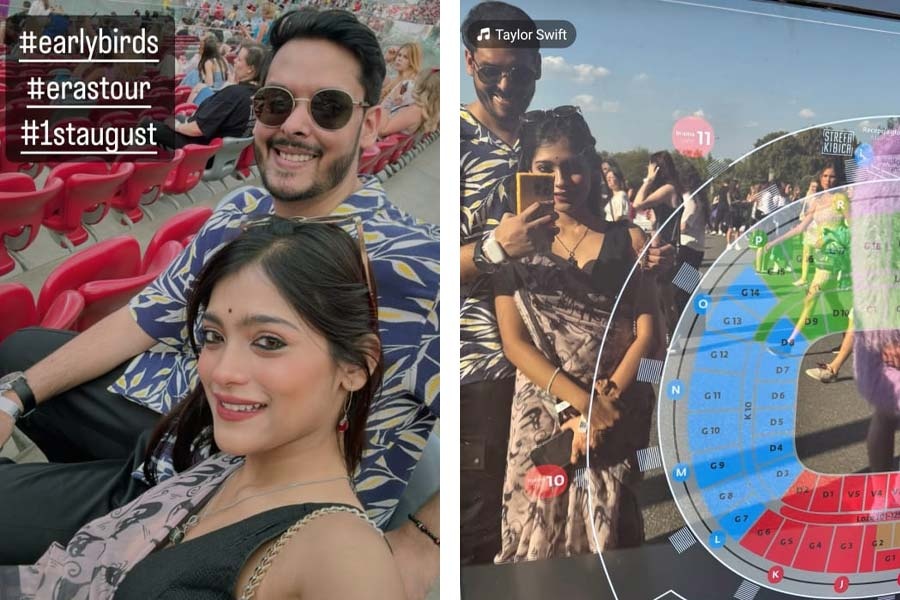 Anusha Viswanathan and Aditya Sengupta Spark Romance Rumors at Taylor Swift's Concert in Poland 911058