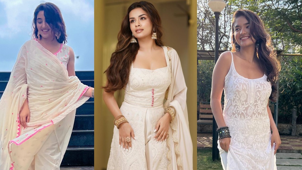 Ashnoor Kaur, Avneet Kaur, and Anushka Sen's White Traditional Outfits Inspired by Independence Day 911963