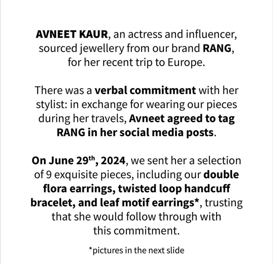 Avneet Kaur Accused Of Alleged Breach Of Contract; Jewellery Brand Takes This Action Against Actress 911701