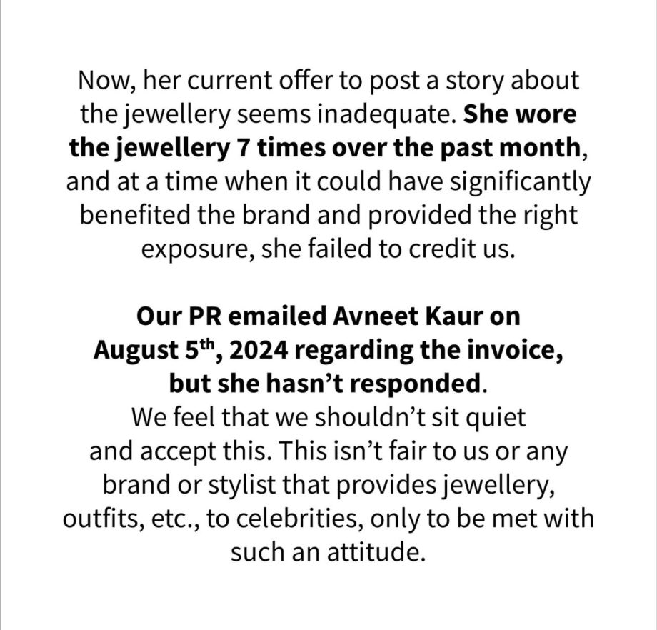 Avneet Kaur Accused Of Alleged Breach Of Contract; Jewellery Brand Takes This Action Against Actress 911708