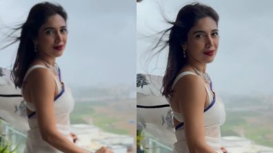 Bhumi Pednekar Is Getting More Sultry In Monsoon And Enjoys The Playful Wind In White Saree