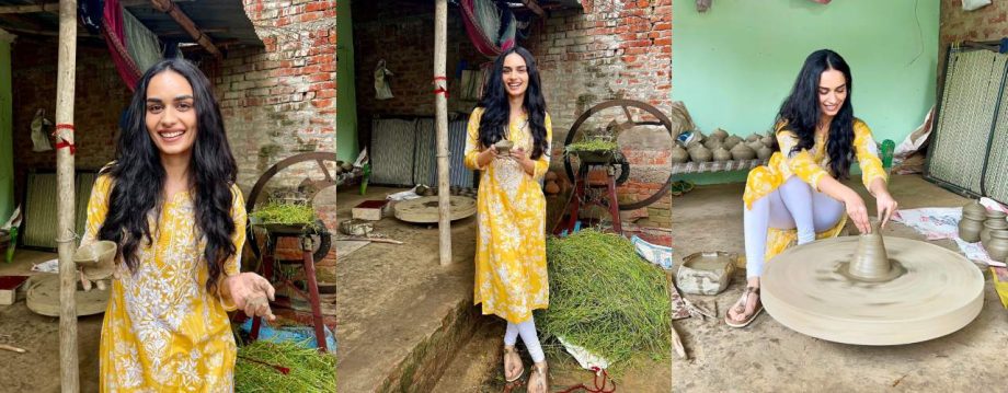 Bollywood Beauties Rock Traditional Chikankari Looks: Manushi Chhillar and Shamita Shetty Stun in Elegant Ethnic Ensembles 916153