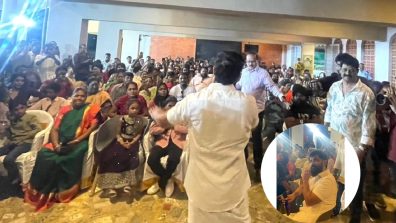 Chiyaan Vikram celebrated the success of Thangalaan with the entire team, serves food at the success gathering!
