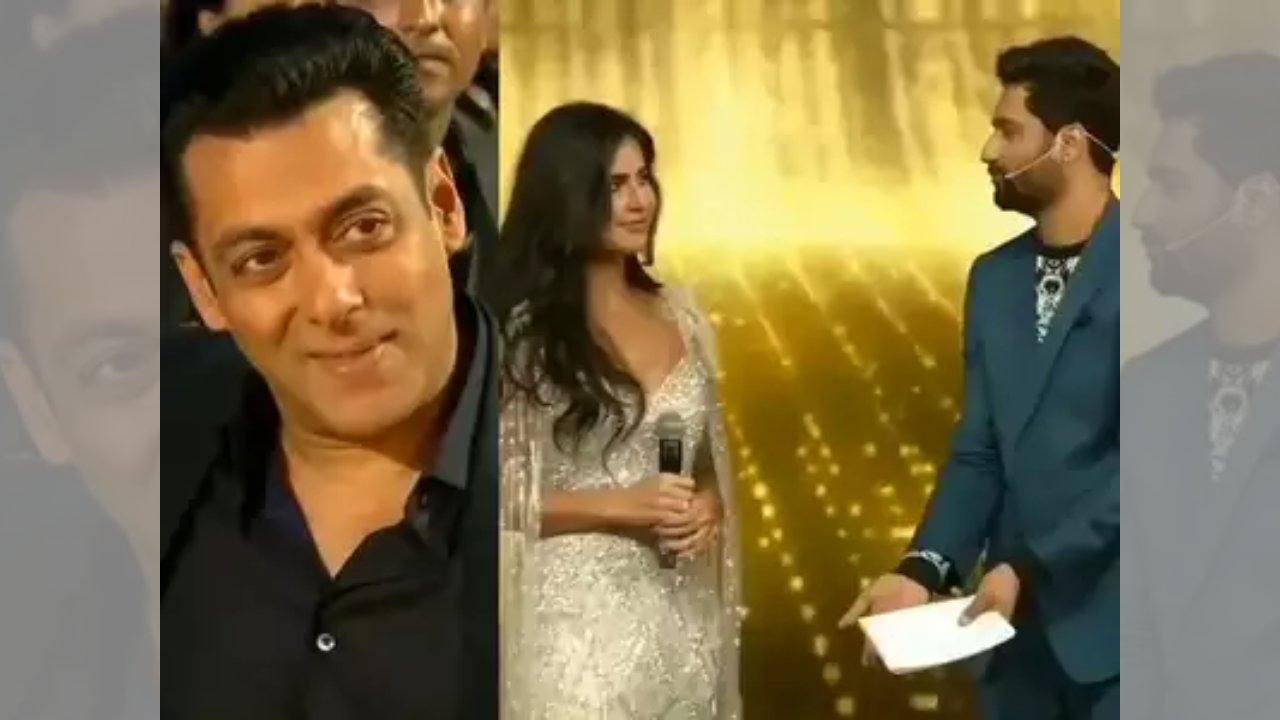 Dabangg Salman Khan Faints As Vicky Kaushal Surprises With Marriage Proposal To Katrina Kaif At The Award Show 911656