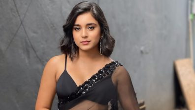 Day By Day Sumbul Touqeer Is Turning Hot, Shows Proof In Black Sheer Saree And Bralette Blouse