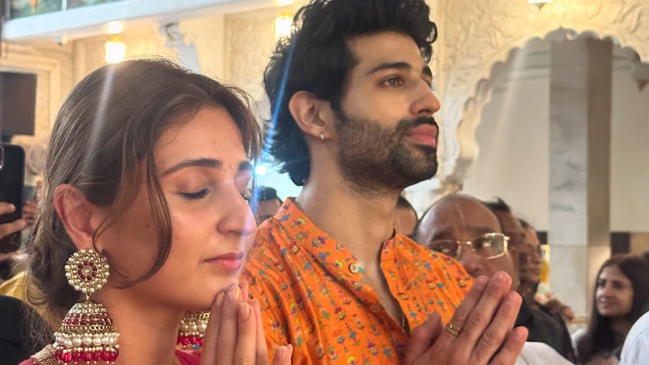 Dhvani Bhanushali Seeks Divine Blessings Ahead of Bollywood Debut, Visits ISKCON Temple with ‘Kahan Shuru Kahan Khatam’ Crew