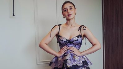 Dhvani Bhanushali Stuns in Floral Frock: Exudes Confidence and Charm