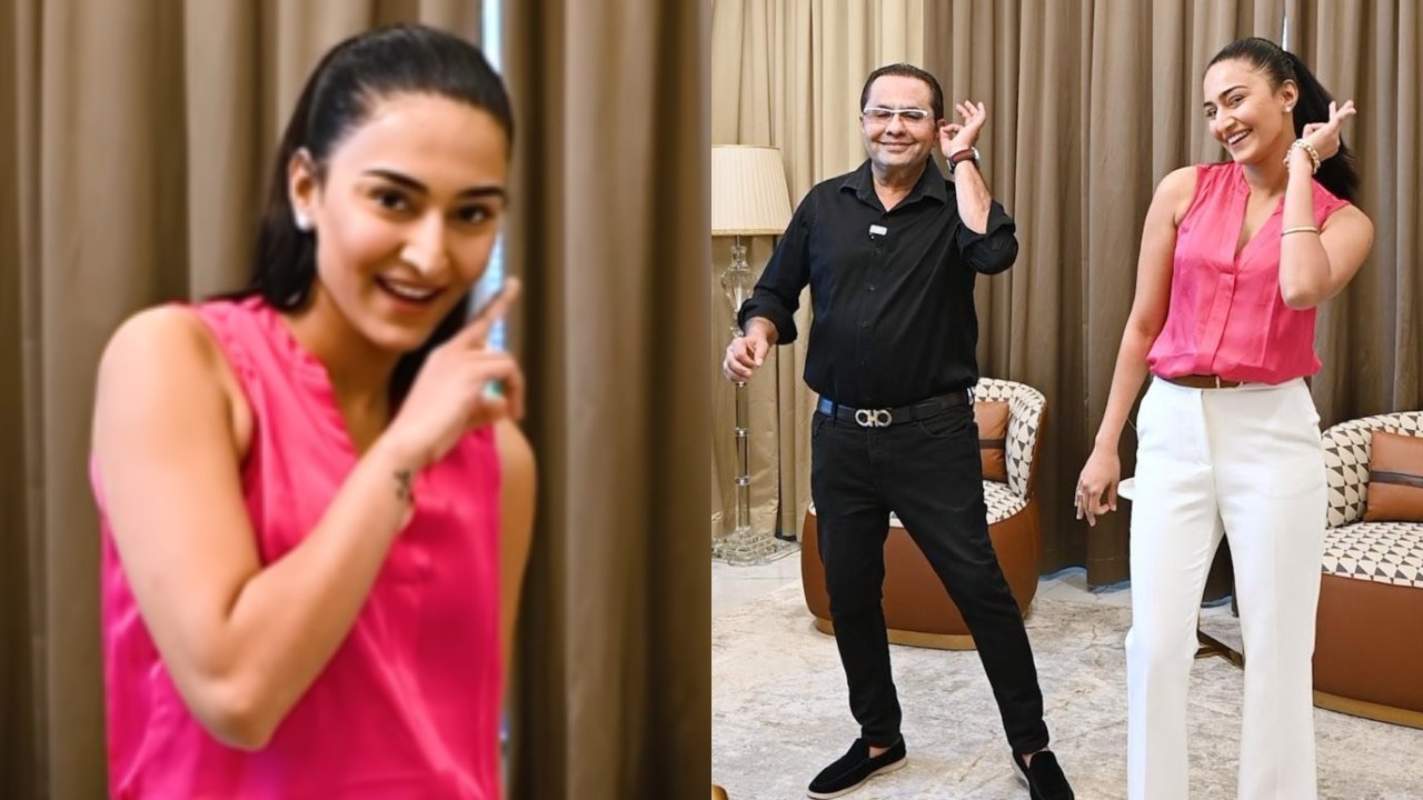 Erica Fernandes Learns New Hook Steps From Rizwan Sajan On Famous Song Tauba Tauba, Watch Video! 913166