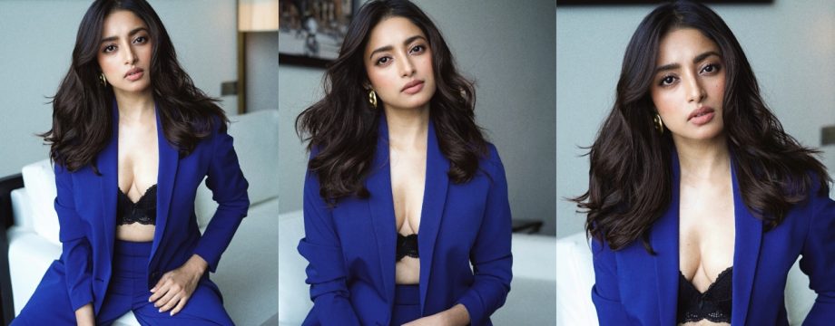 Ishaa Saha Stuns in Rich Blue Suit Leaves Fans Awestruck 910675
