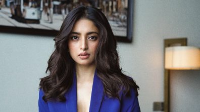 Ishaa Saha Stuns in Rich Blue Suit Leaves Fans Awestruck