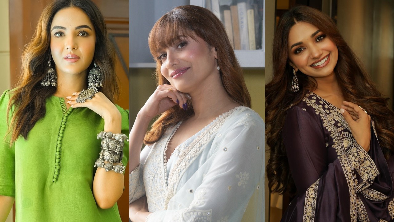 Jasmin Bhasin, Ankita Lokhande, And Jiya Shankar Flaunts Their Ethnic Fashion For Upcoming Festival