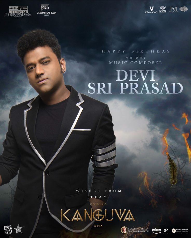 Kanguva Makers Wishes Music Composer Devi Sri Prasad a Very Happy Birthday 910821