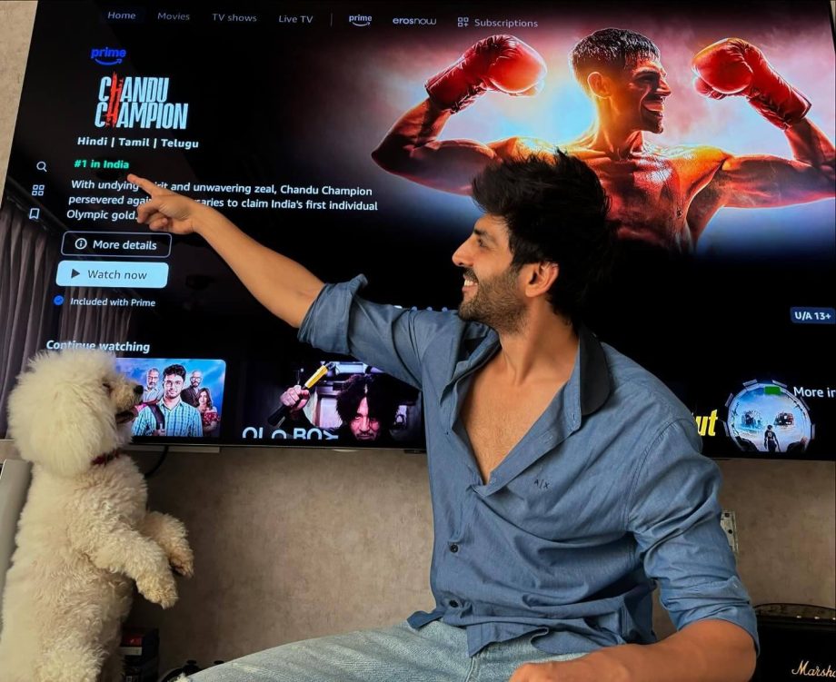 Kartik Aaryan's double celebration as 'Chandu Champion' trends no 1 on OTT and Twitter! 912948