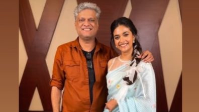 Keerthy Suresh Steps Out In Desi Avatar To Promote Her Upcoming Movie ‘Raghuthatha’ In Coimbatore