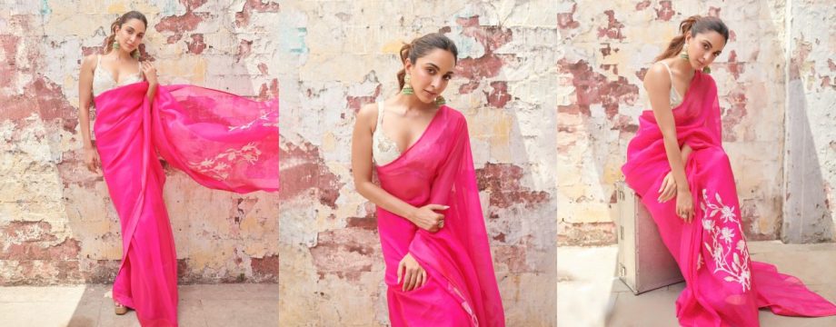 Kiara Advani To Kriti Sanon: Modern And Classic Silk Blouse Designs To Style Pink Sarees 910611
