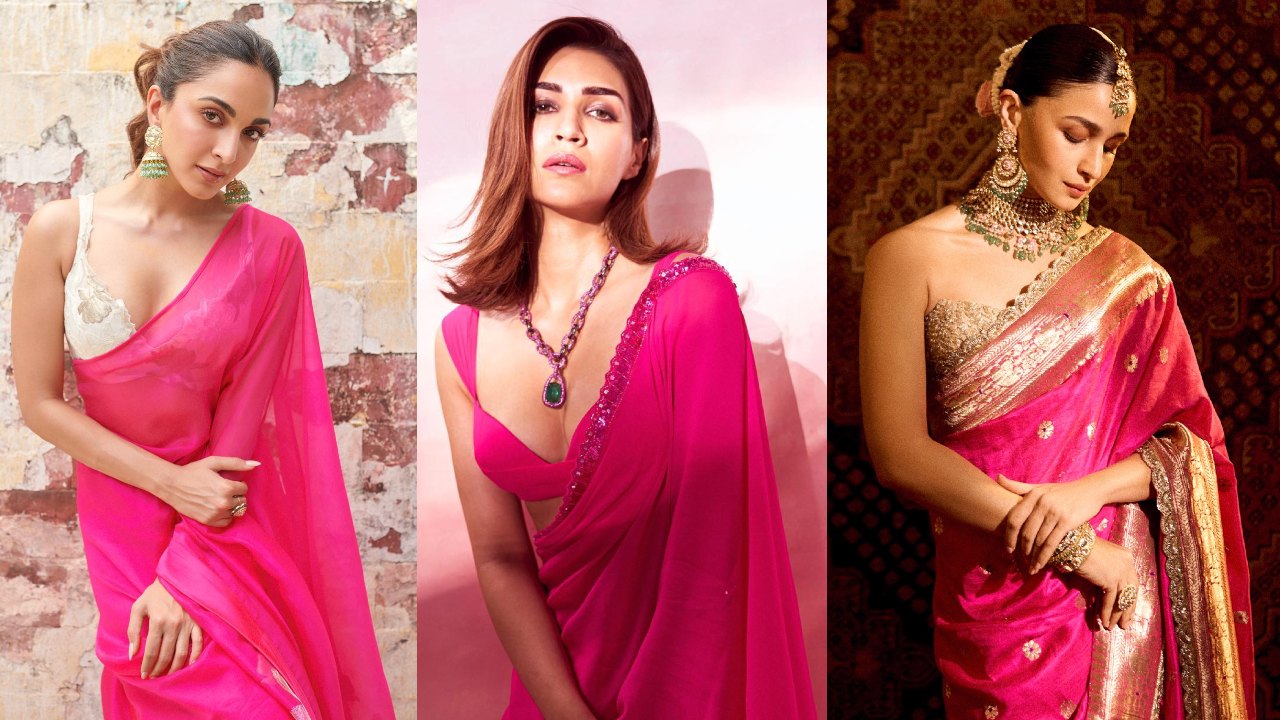 Kiara Advani To Kriti Sanon: Modern And Classic Silk Blouse Designs To Style Pink Sarees 910608