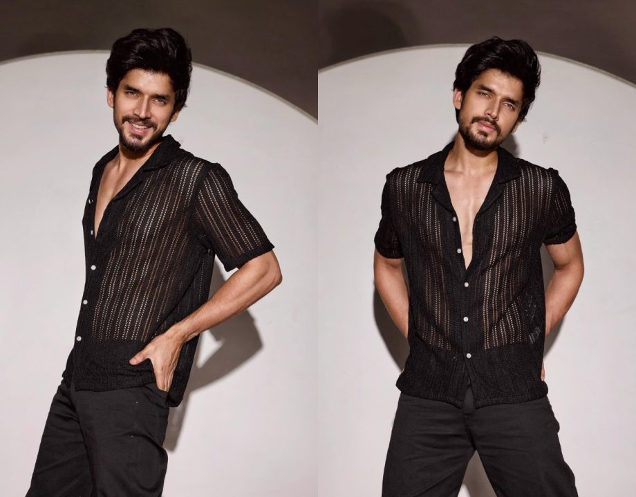 Kundali Bhagya's Paras Kalnawat Stabs Hearts In See-through Black Shirt With Bottom 915120