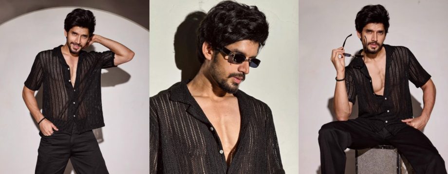 Kundali Bhagya's Paras Kalnawat Stabs Hearts In See-through Black Shirt With Bottom 915121