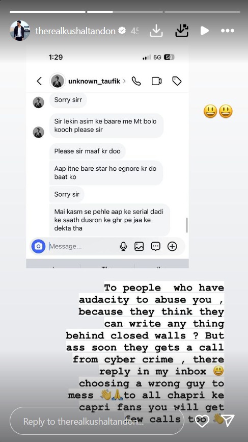 Kushal Tandon Bashes Asim Riaz's Chapri Fan Over His Take On Khatron Ke Khiladi 14 Controversy 910400