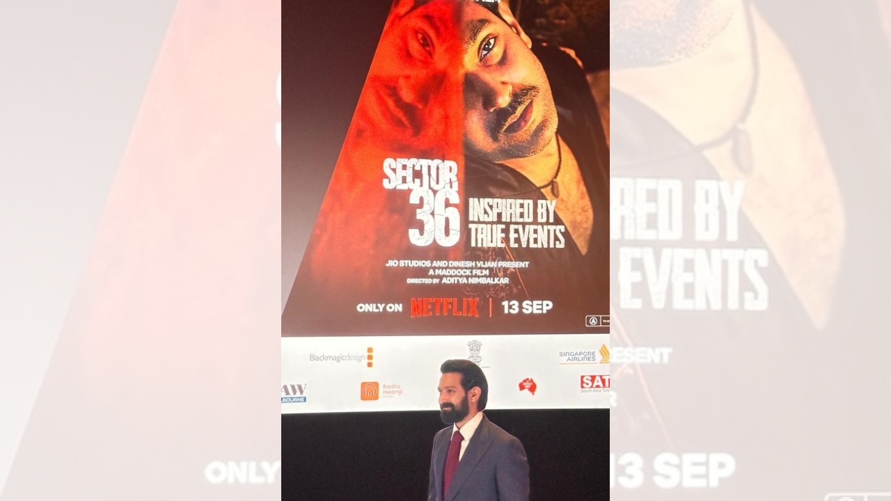 ‘Melbourne you have my Heart,’ Says Vikrant Massey at the premiere of Sector 36 at Indian Film Festival of Melbourne 914901
