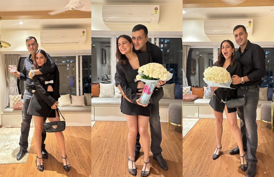 Mommy-to-be Shraddha Arya Flaunts Baby Bump Posing With Husband Rahul Nagal 914115