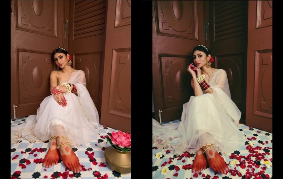 Mouni Roy Stuns in Traditional Bengali Saree Look- Exudes Elegance on Instagram 915885