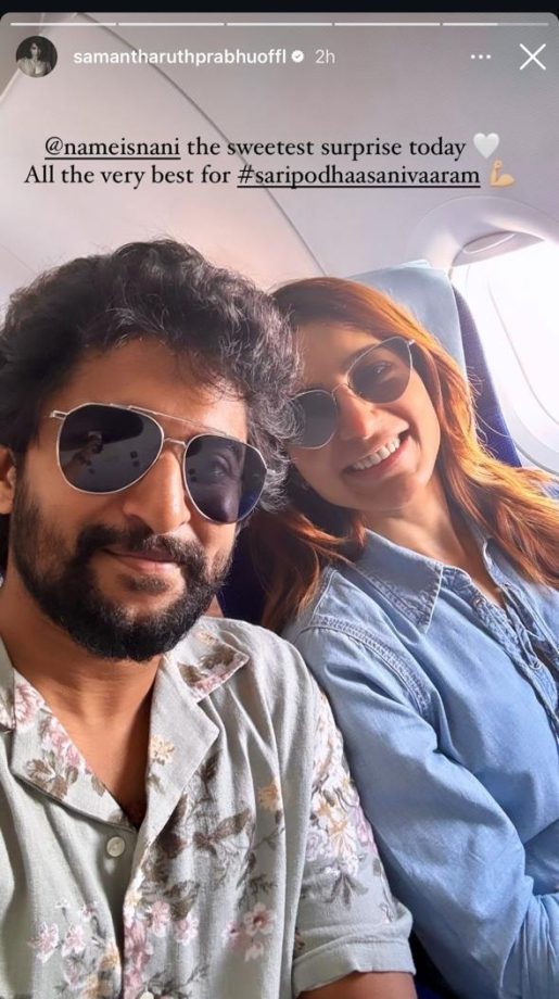 Nani and Samantha Ruth Prabhu's Chance Encounter on Flight Sparks Heartwarming Exchange 914655