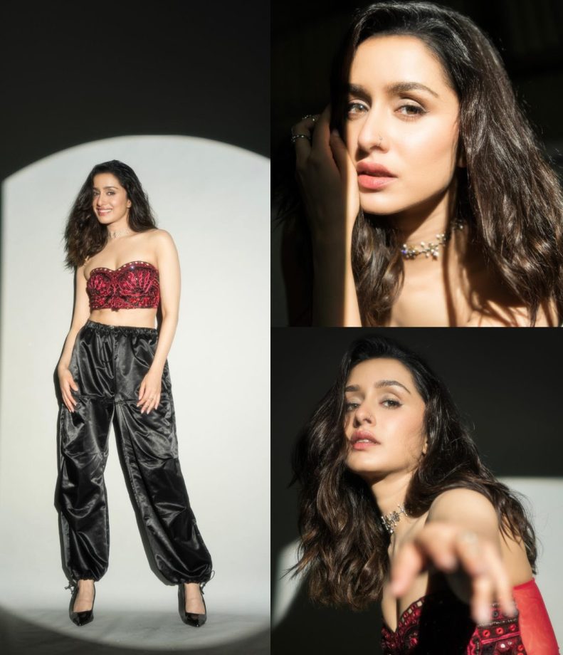OMG! Shraddha Kapoor Steals Fans Heart In Classy Crop Top And Black Pant With Stunning Nose Ring 911035