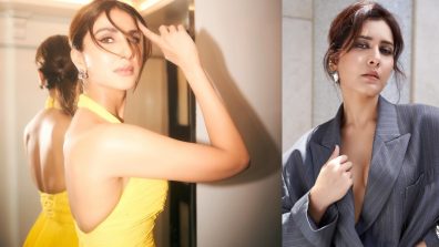 [Photos] Vaani Kapoor Wows Raashii Khanna With Her Striking Appearance In A Backless Yellow Gown