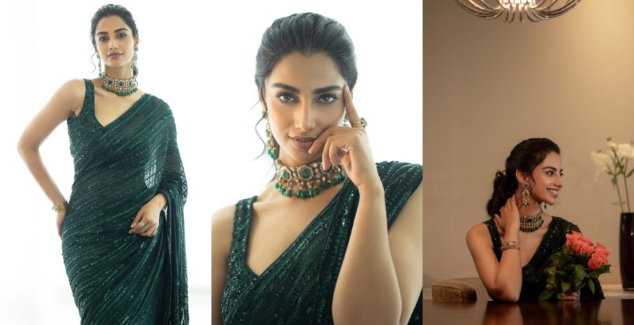 Raashii Khanna, Meenaakshi Chaudhary, And Samyuktha Menon’s Inspired Stunning Blouse Design For Sheer Saree 911424