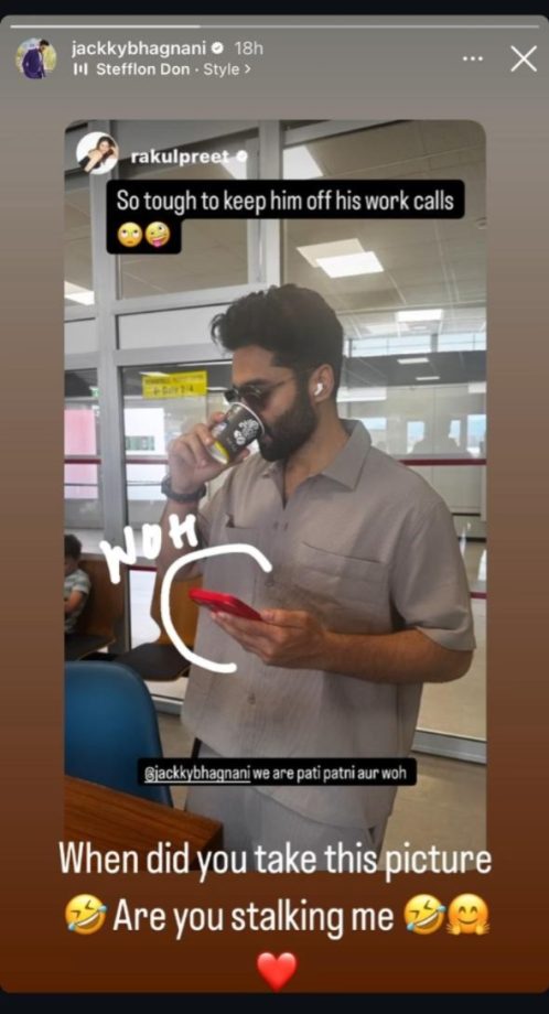 Rakul Preet and Jackky Bhagnani's Playful Banter on Instagram Reveals the Reality of Work-Life Balance in Marriage 912885